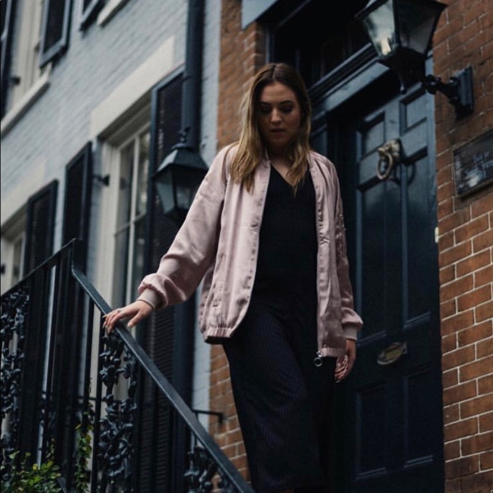 Pink Bomber Jacket